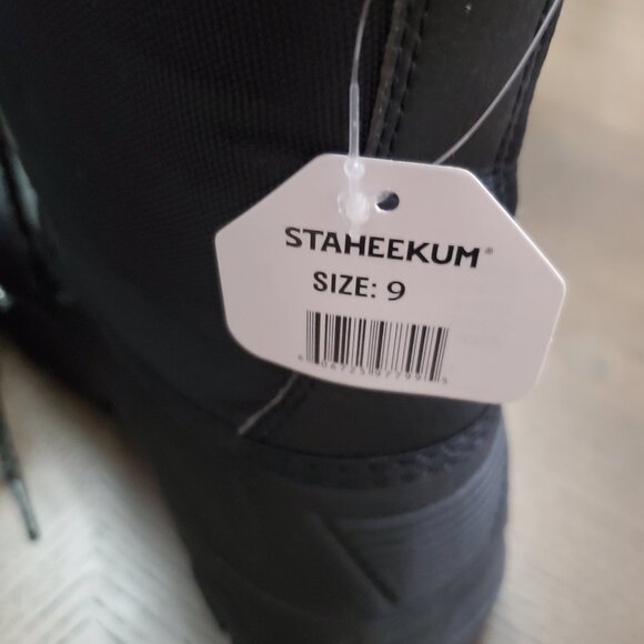 NWT Men\'s Staheekum black snow boots size 9 main image 6